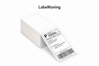 Zelf-Klevend Thermisch Print Papier 100 stuks (voor de thermische Labelprinter) 1