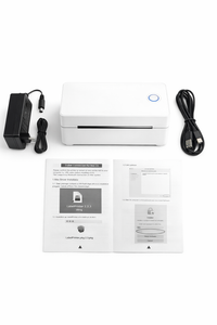 Complete labelprinter set met kabel, adapter en handleiding 4