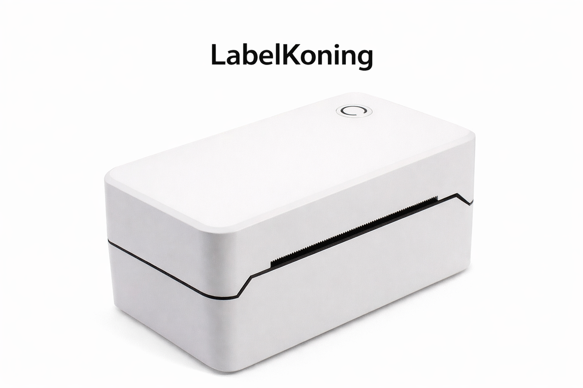 Labelprinter voor Verzendlabels van 8x8CM (DHL, PostNL, UPS, DPD)