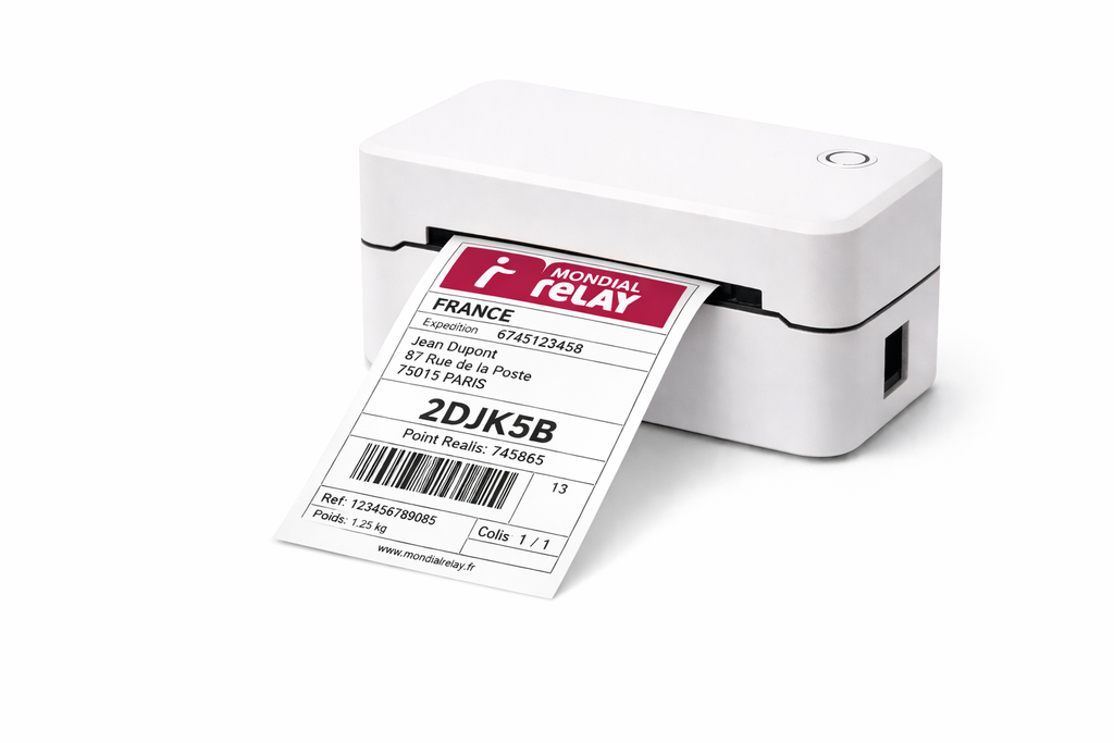 Labelprinter voor Verzendlabels van 8x8CM (DHL, PostNL, UPS, DPD)